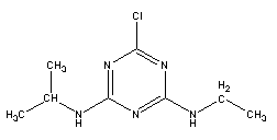 atrazine structural diagram